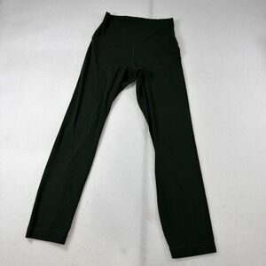 Lululemon Align High Rise Crop Leggings Hunter Green Size‎ 4